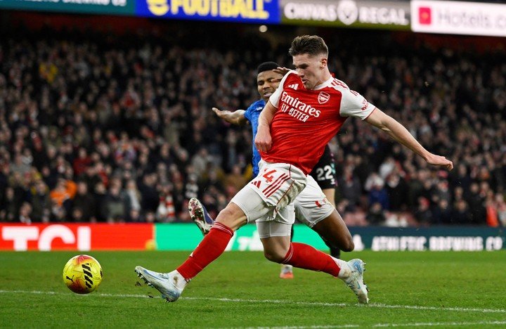 Viktor Gyokeres, el goleador del Arsenal. (REUTERS)