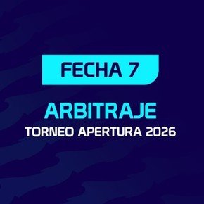 Fecha 7 del Apertura: días, horarios y TV con dos partidos postergados