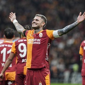 ¡No para! Icardi marcó un hat trick y extendió su racha goleadora con el Galatasaray 