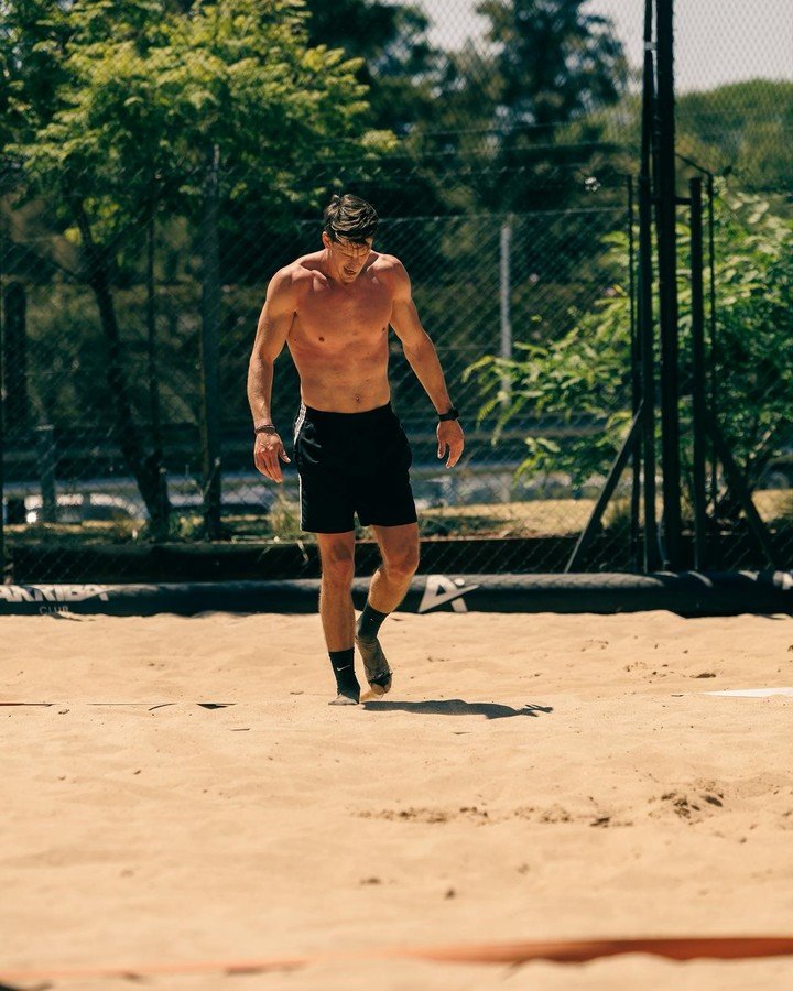 Vombergar se entrena en un centro de alto rendimiento.