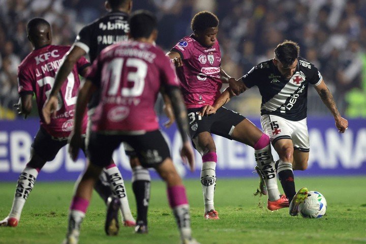 Benjamín Garré en Vasco da Gama. EFE/ André Coelho