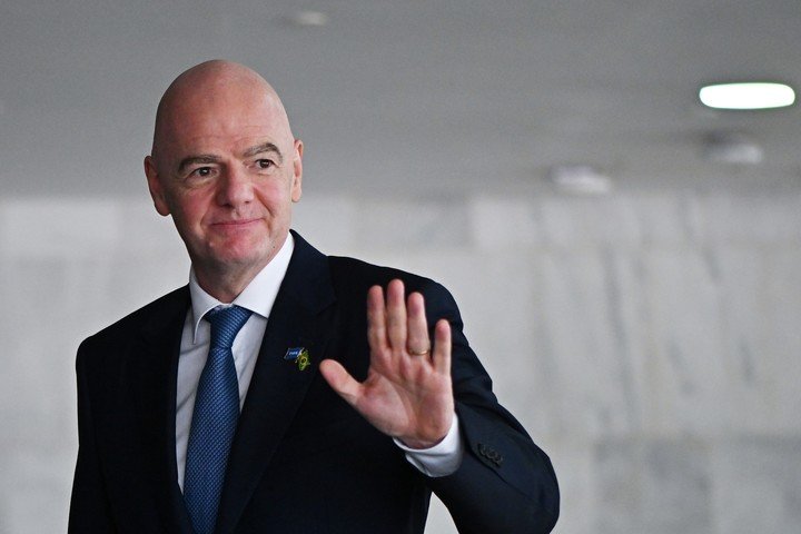 Infantino, presidente de la FIFA. (EFE/ Andre Borges)