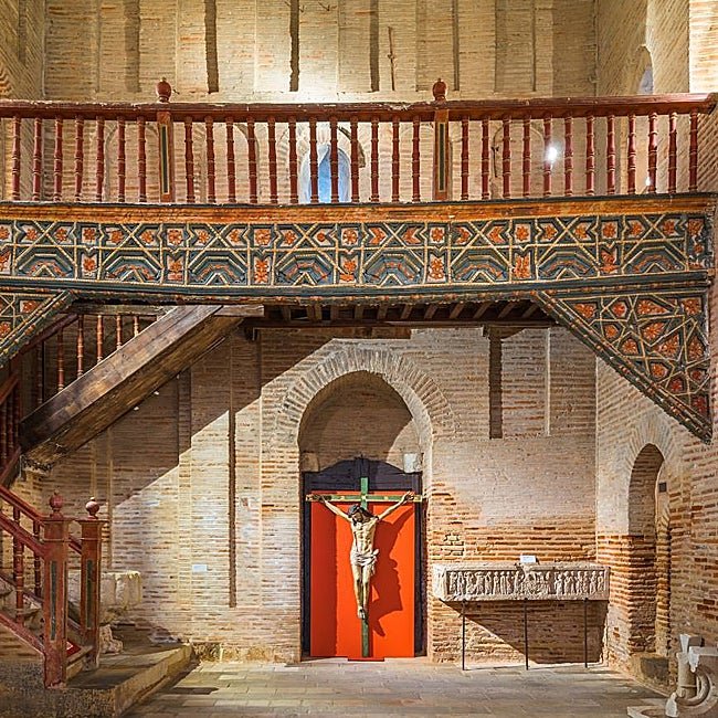 El coro morisco de la iglesia de San Lorenzo el Real.