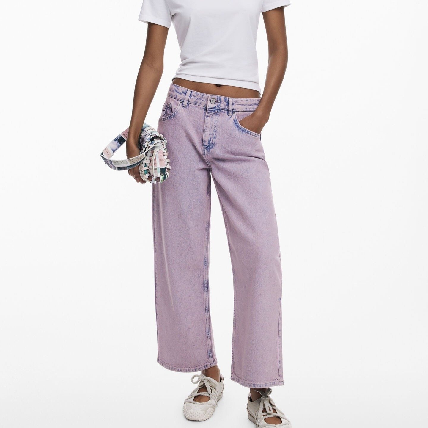 Pantalón vaquero culotte