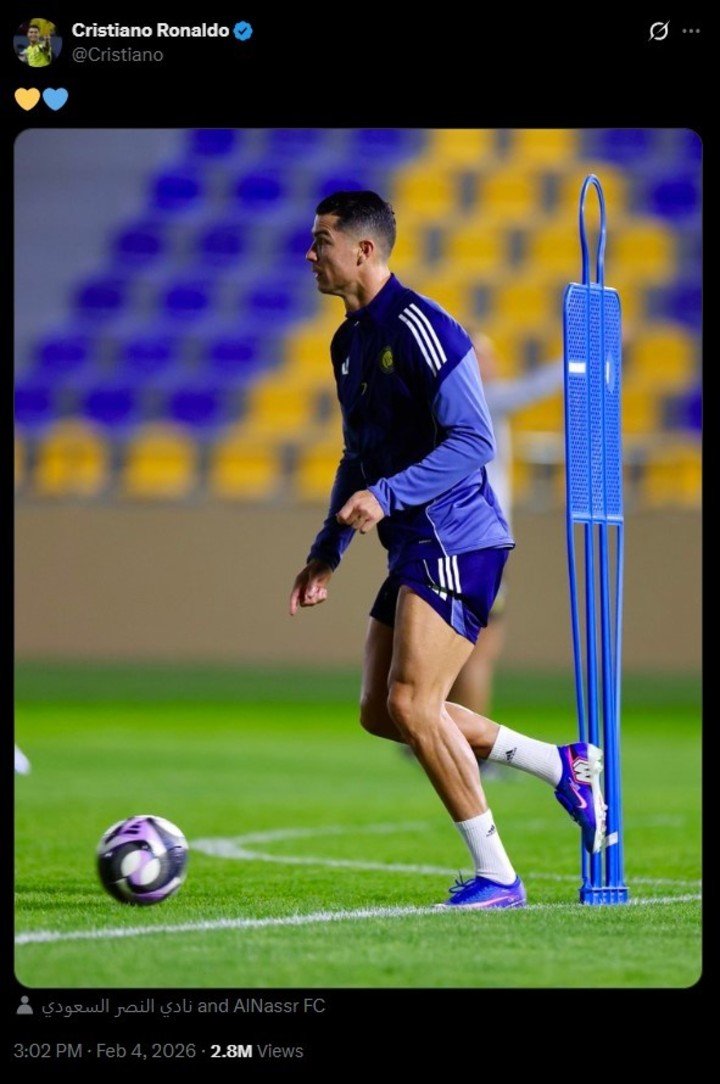 El posteo de Cristiano Ronaldo. (Foto: X de CR7)