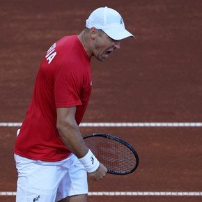 Preocupación en la Copa Davis: Dusan Lajovic sufrió un traumatismo de cráneo rumbo al vestuario