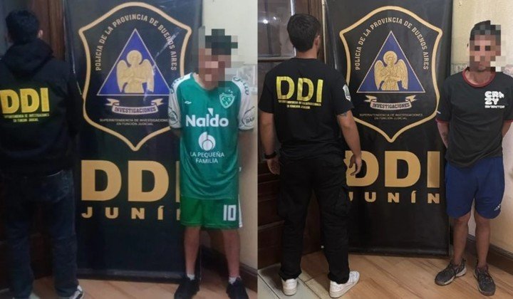 Los delincuentes que se hacían pasar por Fernando Chiófalo.