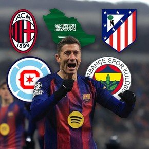 Robert Lewandowski y su futuro: los cinco destinos que analiza tras su etapa en Barcelona 