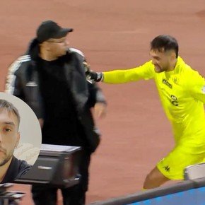 El exabrupto de Juan Pablo Cozzani con un alcanzapelotas en Arabia que terminó con final feliz