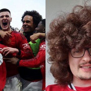 Manchester United y un desafío llamativo por Premier: hacer que su hincha viral se corte el pelo
