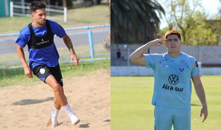 Khalil Caraballo y Guillermo Sánchez, delanteros de Ciudad de Bolívar.