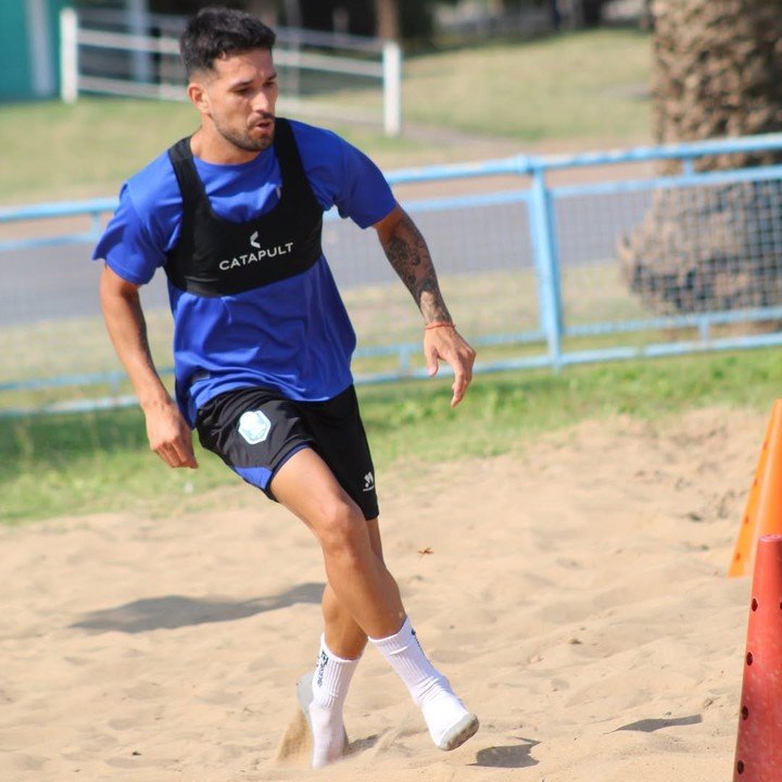 Guillermo Sánchez, delantero de Ciudad de Bolívar. (Foto: @planetabolivar)