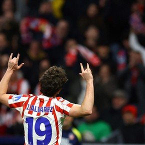 Lo mejor de Julián Alvarez no fue el gol...