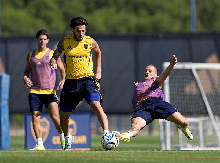 Martegani no juega un partido desde febrero del 2025 (Prensa Boca).