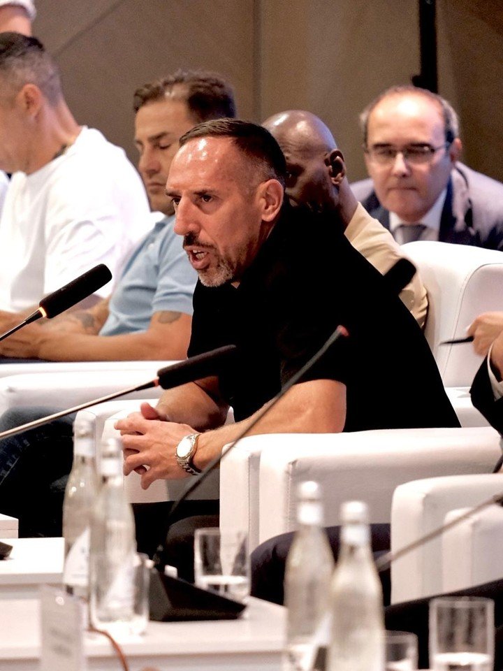 Ribery en una imagen de su Instagram.