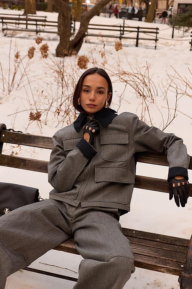 La influencer Blanca Arimany en la NYFW