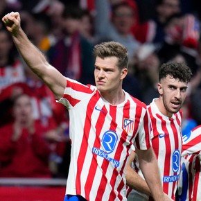 Con hat-trick de Sorloth y un partidazo de Giuliano, el Atlético de Simeone eliminó al Brujas y se metió en octavos de Champions