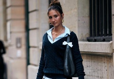 Seis jerséis con cuello en V, los favoritos de las francesas (y también los tuyos)