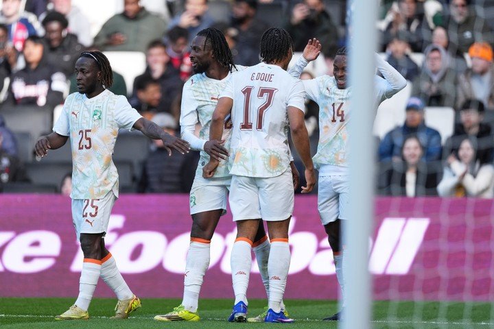 Costa de Marfil goleó a Corea del Sur. (Foto: AP)