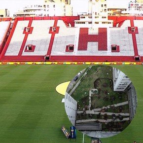 Por el derrumbe en Parque Patricios, Huracán recibió a Belgrano sin público