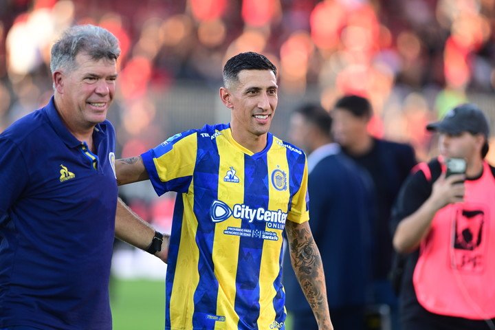 Di María indicó que "si no era clásico, no jugaba" (foto Sebastian Granata).