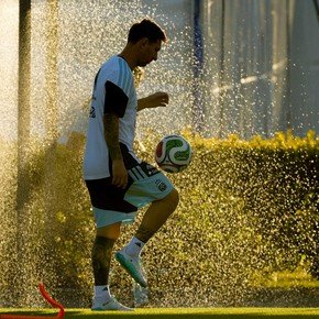 Scaloni define el 11 para Zambia, con Messi y diez más...
