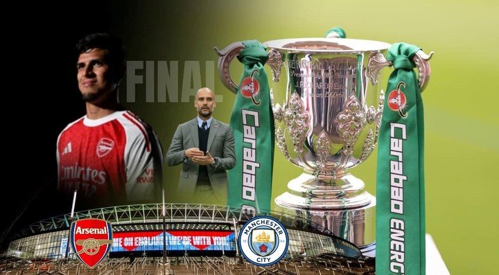 Arsenal vs Manchester City, la gran final de la Carabao Cup.