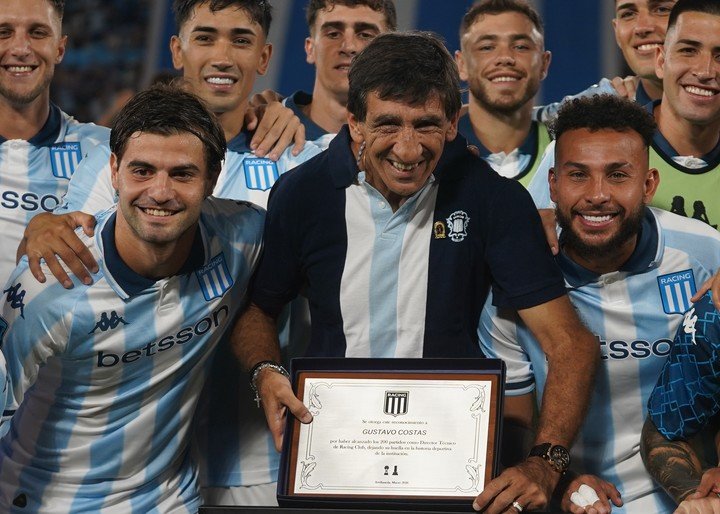 Racing va por un nuevo título en la Sudamericana (foto Marcelo Carroll - FTP CLARIN). 