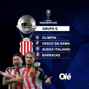 Barracas ya sabe quienes son sus rivales en la Sudamericana