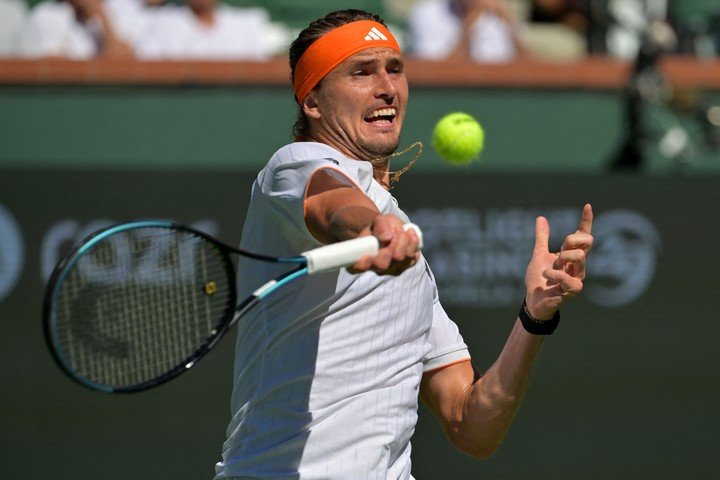 Zverev podría ser el próximo rival de Cerúndolo. Deberá ganar en octavos de final. (Jayne Kamin-Oncea-Imagn Images)