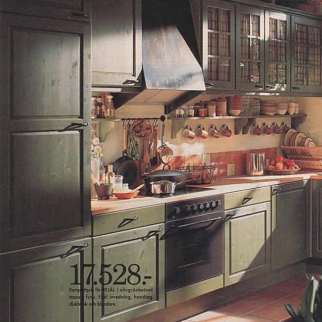 Cocina del catálogo de IKEA de 1996.