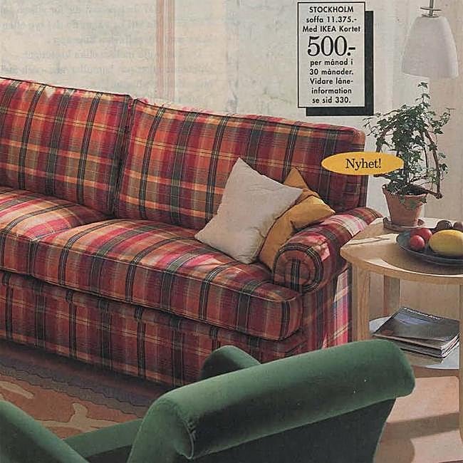 Colección Stockholm del catálogo de IKEA de 1996.