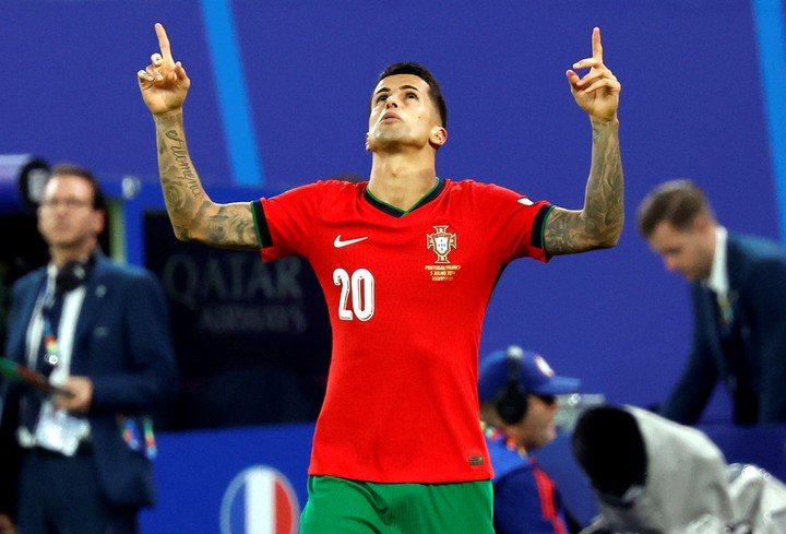 Joao Cancelo, lateral de Portugal. (Foto: EFE)