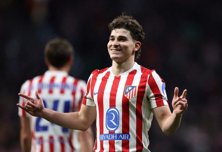 Julián hizo dos y el Atleti ganó la ida. (REUTERS)