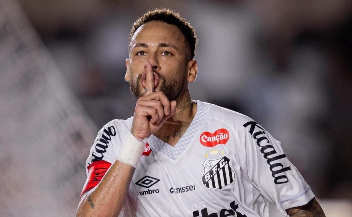 Neymar ante Vasco da Gama. (Foto: Prensa Santos)
