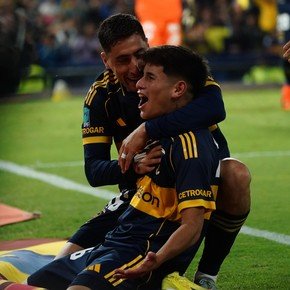 Tomás Aranda es cosa seria: así fue el primer gol en Primera de la joya de Boca