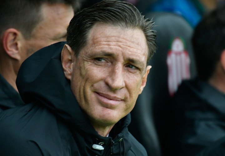 El Colo, entrenador de Sarmiento. Foto: FOTOBAIRES