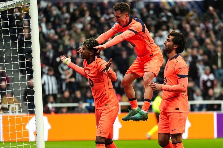 El festejo de Yamal (AP). 