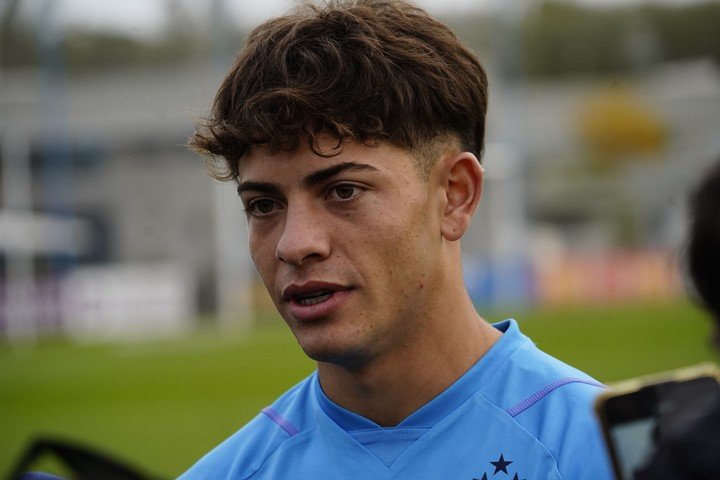 Giay, en la Sub 20 (Emmanuel Fernández).