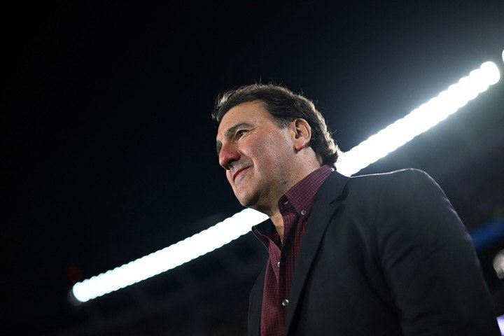 Néstor Lorenzo y su Colombia jugarán ante Francia.
REUTERS/Rodrigo Valle