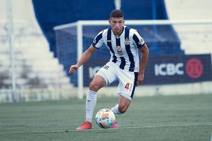 Luciano Paredes se formó en Talleres pero nunca había jugado en Primera (Prensa Talleres).