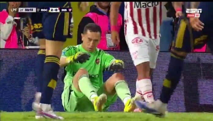 Marchesin salió lesionado y prendió las alarmas en Boca
