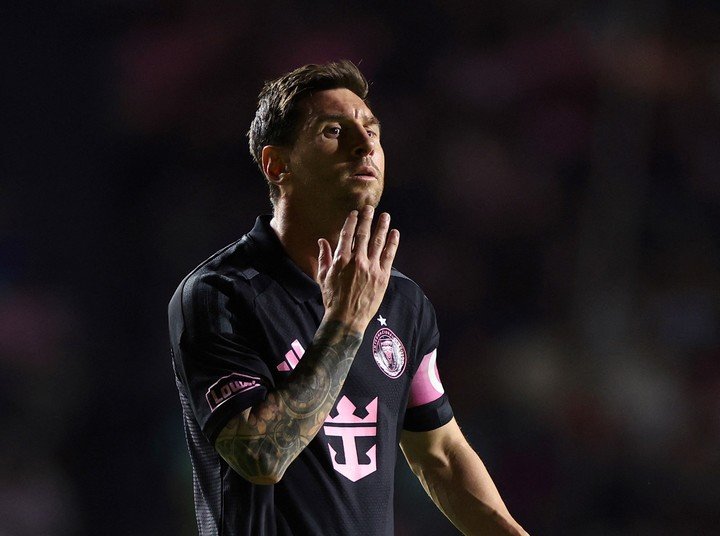 Lionel Messi en el reciente amistoso contra Independiente del Valle. (REUTERS/Ricardo Arduengo)