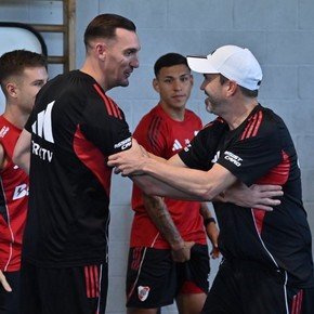 Cómo va la recuperación de Armani, con la meta en el superclásico y el debut en la Sudamericana