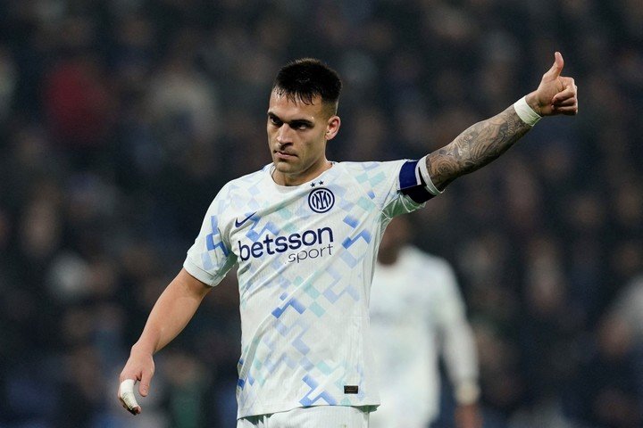 Lautaro jugará el clásico de Milan (REUTERS/Matteo Ciambelli).