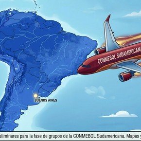 Copa Sudamericana: cuál es el equipo argentino que tendrá los viajes más largos