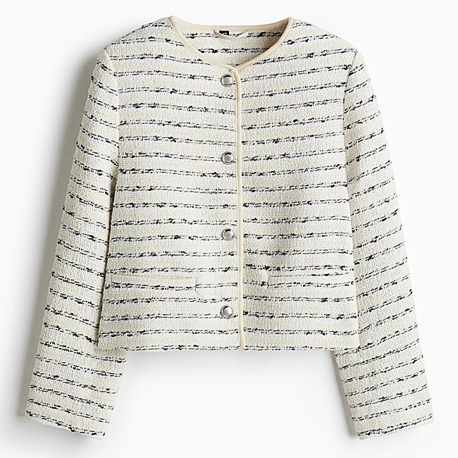 Chaqueta de tweed de H&M (39,95 euros)