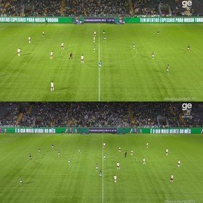 Inédito: Palmeiras sacó del medio contra Fluminense en ambos tiempos