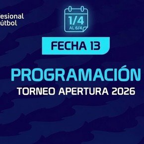 Después del parate, así se juega a fecha 13 del Apertura: días, horarios, TV y árbitros
