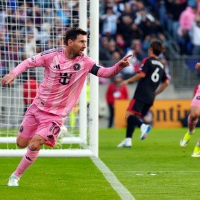 Messi quedó a un gol de los 900 en el triunfo 2-1 del Inter Miami ante DC United
